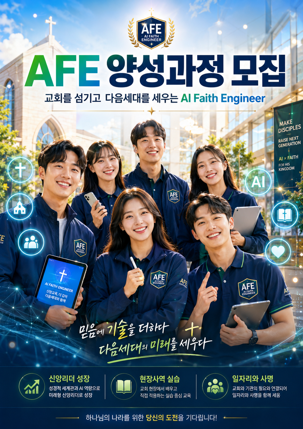 AFE 후보자 양성과정 모집과 성장 트랙 이미지
