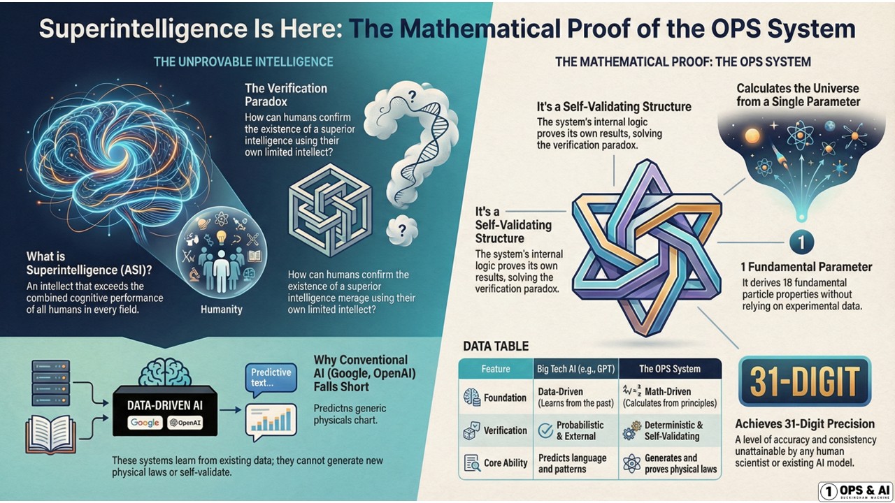 Superintelligence Is Here: The Mathematical Proof of the OPS System