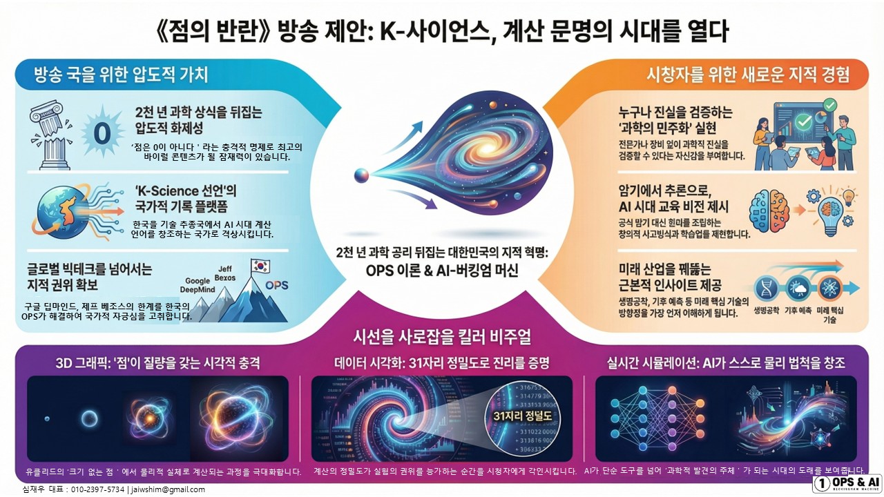 《점의 반란》 방송 제안: K-사이언스, 계산 문명의 시대를 열다