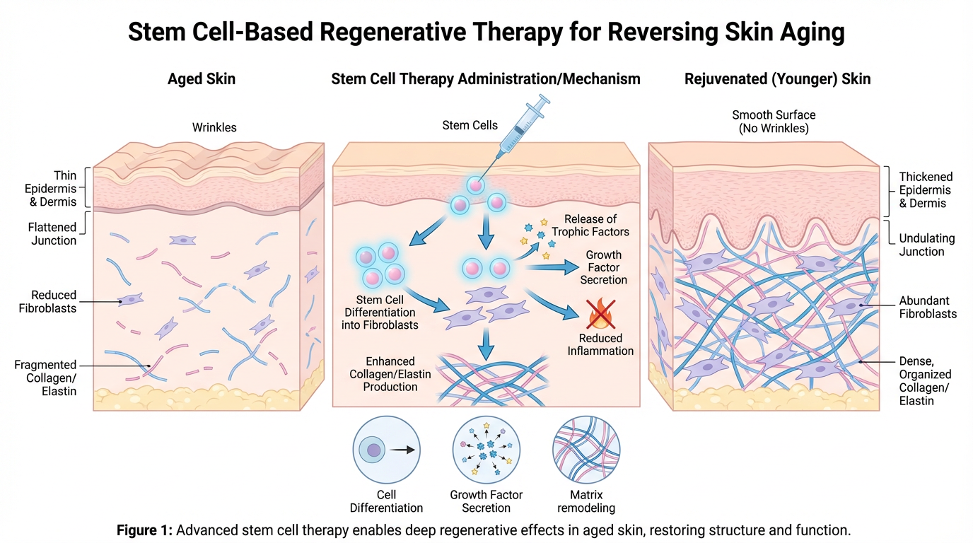 Stem Cell-Based Regenerative Therapy for Reversing Skin Aging